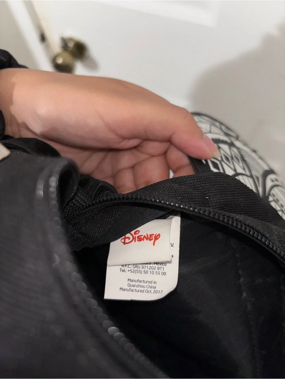 Black & White Disney Mickey Mouse 2 in 1 crossbody backpack